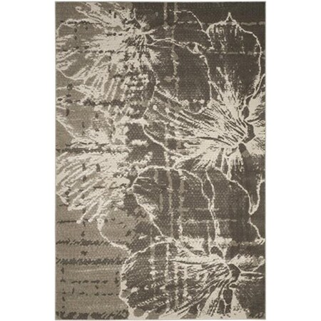 Safavieh Porcello Power Loomed Rectangle Rug- Grey - Dark Grey- 8 ft. 2 in. x 11 ft. PRL7732A-8